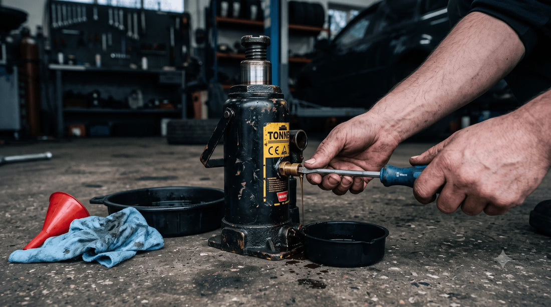 Comment purger un cric hydraulique ?