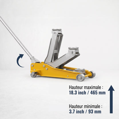 Poignée du cric hydraulique pour 4x4, utilisée pour lever et abaisser le véhicule